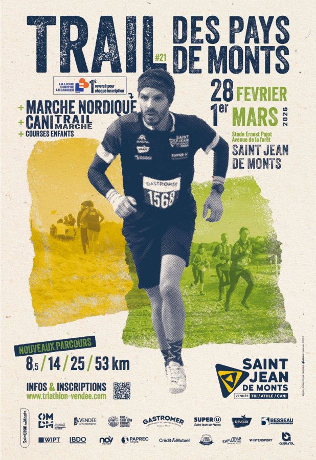 Trail des Pays de MONTS à SAINT JEAN DE MONTS (85)