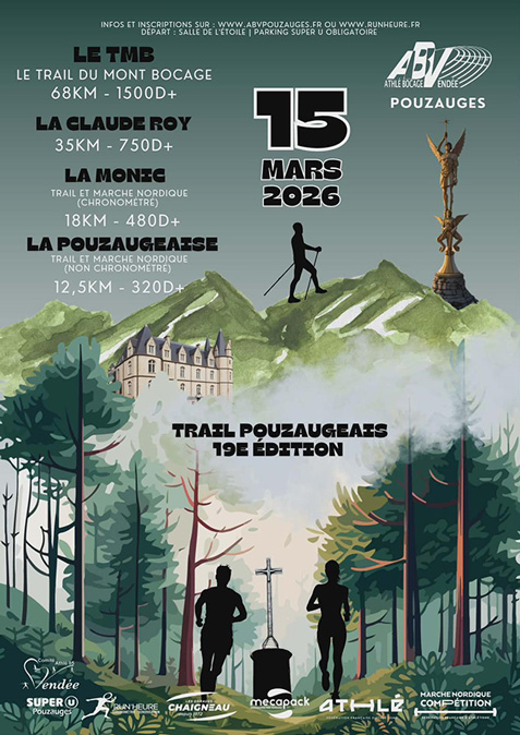 Trail POUZAUGEAIS "La Claude ROY" à POUZAUGES (85)