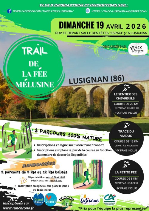 TRAIL DE LA FEE MELUSINE 2026