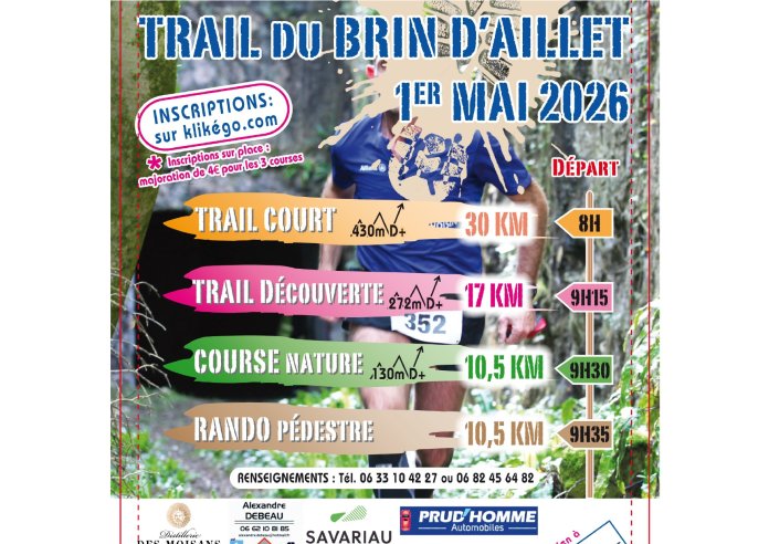 Trail du Brin d'aillet à SIREUIL (16)