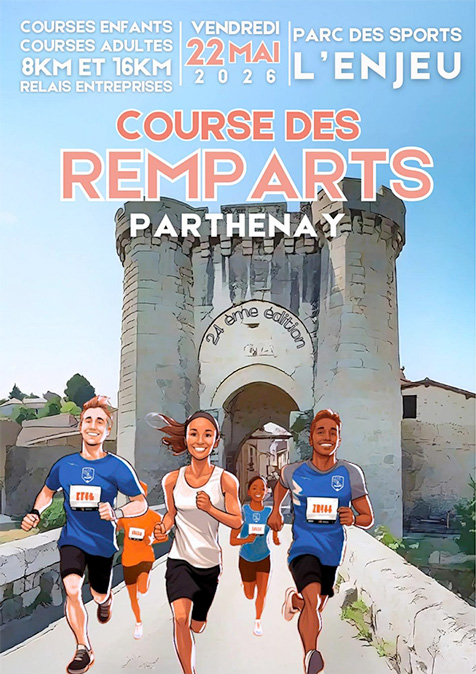 La course des remparts à PARTHENAY (79)
