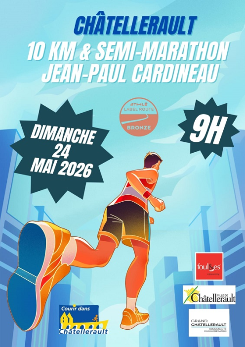 Les 10 km et semi marathon de CHATELLERAULT