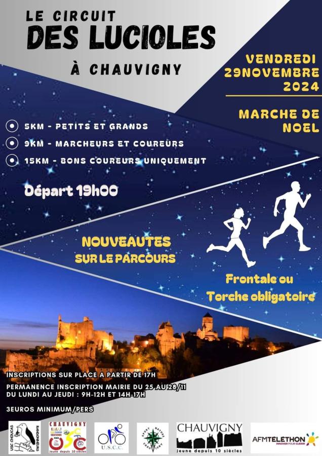 29 novembre 2024 / Le circuit des lucioles à CHAUVIGNY